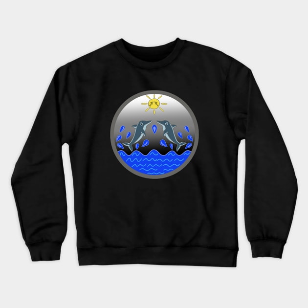 Dolphins Crewneck Sweatshirt by SaBa Store